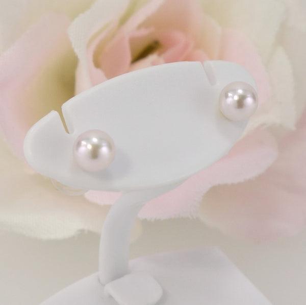 K18アコヤ真珠ピアス 4.0~4.5mm