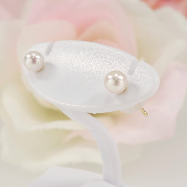 Ｋ18　アコヤ真珠　ピアス　3.5ｍｍ