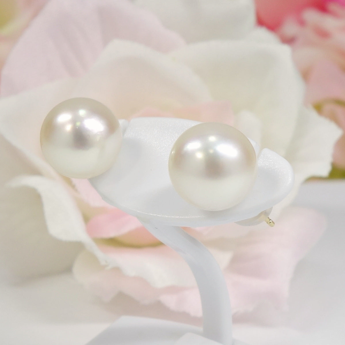 専用　アコヤ真珠9-9.5mmピアス k18 K18 特選アコヤ真珠ピアス 9.0～9.5mm – 芝田宝飾