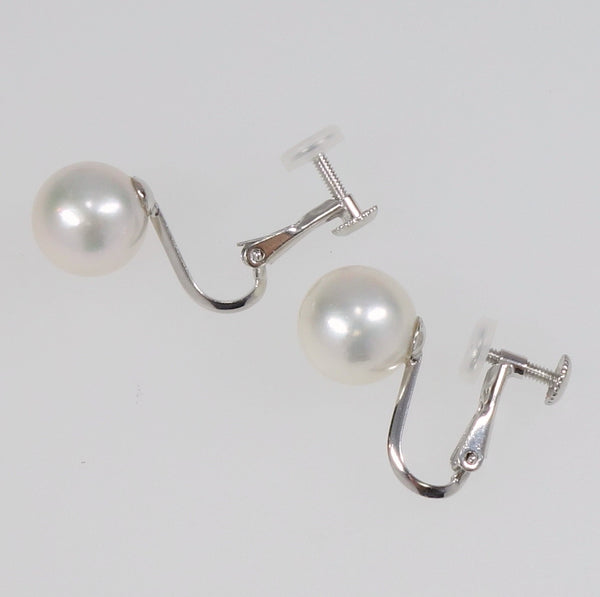 アコヤ真珠　イヤリング　9.0-9.5ｍｍ